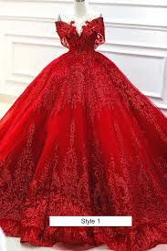 red gown