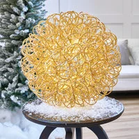 23" 100 LED Warm White Copper Ball