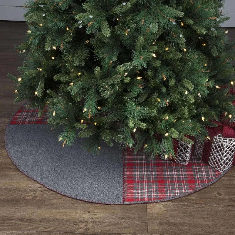 Anderson Patchwork Christmas Tree Skirt 55 VHC Brands