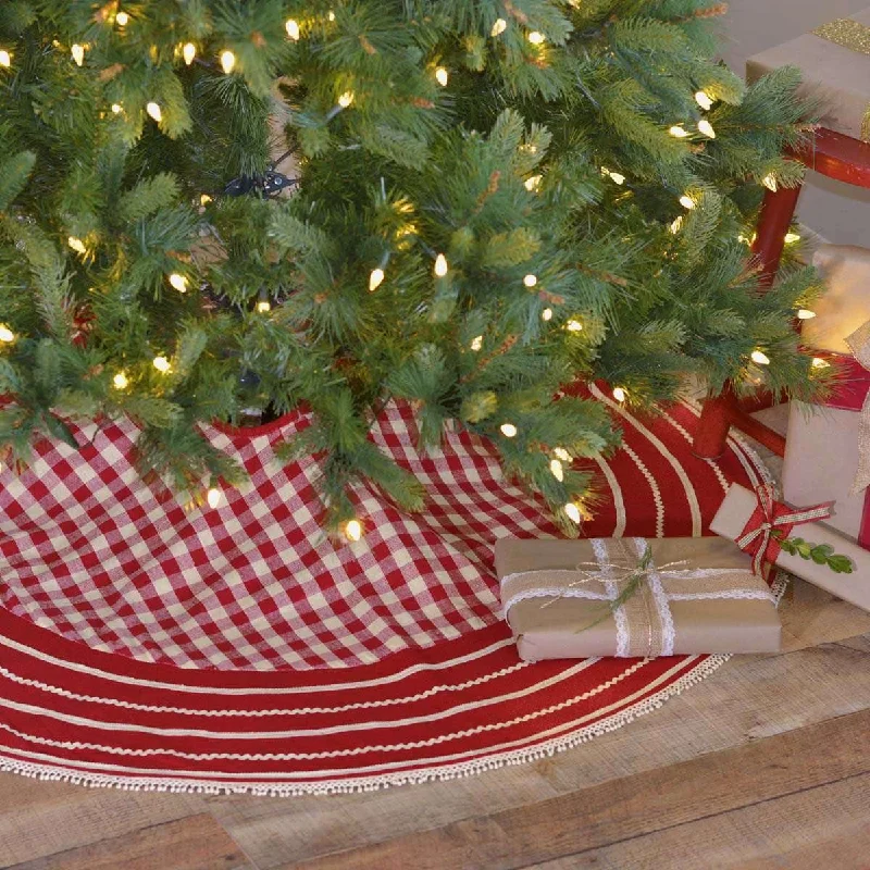 Gretchen Christmas Tree Skirt 48 VHC Brands