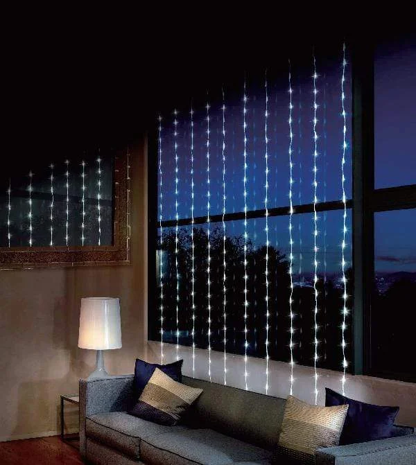 LED White Waterfall Curtain (1.2 x 2m)