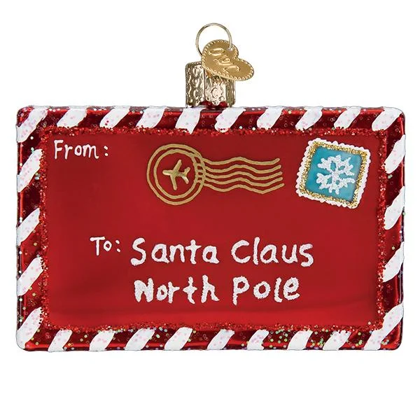 Letter To Santa Ornament - Old World Christmas