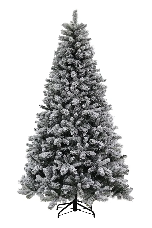 Puleo 6ft Brookfield Snowy Artificial Christmas Tree