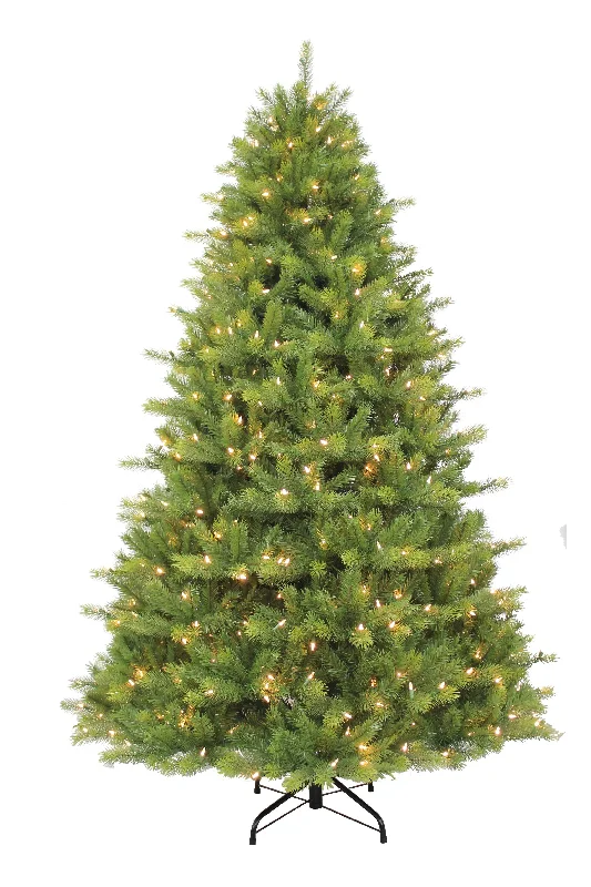 Puleo 7ft Pre-lit Grand Kensington Fir with 650 Warm White Multi Function Lights