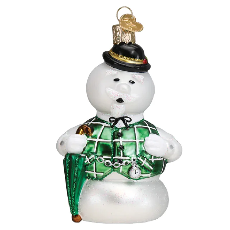 Sam The Snowman Ornament - Rudolph - Old World Christmas