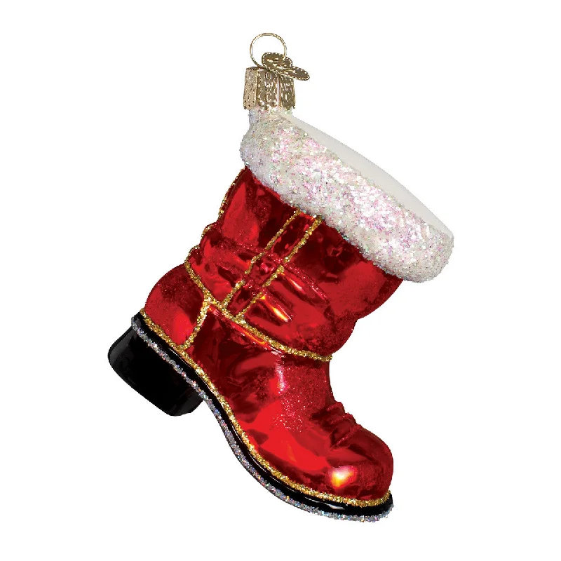 Santa's Boot Ornament - Old World Christmas