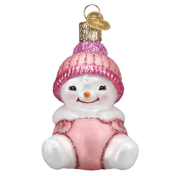 Snow Baby Girl Ornament - Old World Christmas