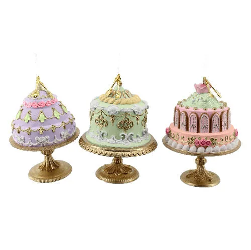 Spring Cakes Ornaments 5" (13cm) - 3 Assortments (29540)