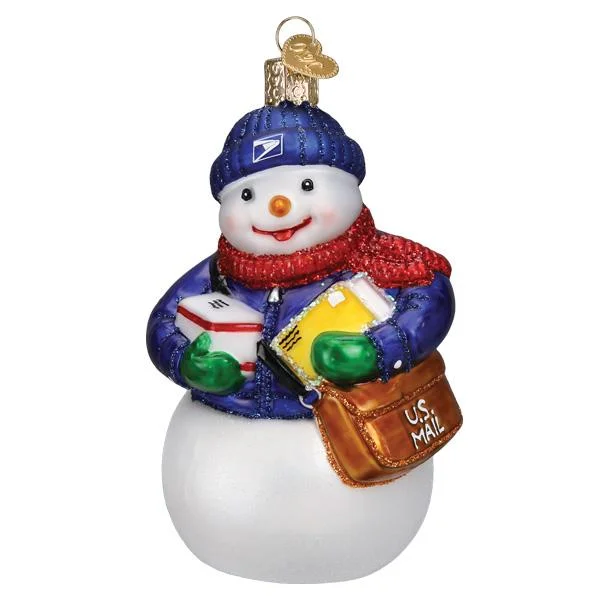 USPS Snowman Ornament - Old World Christmas