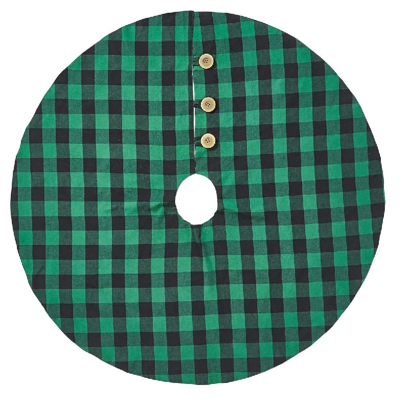 Wicklow Check Tree Skirt - Forest 52" Park Designs